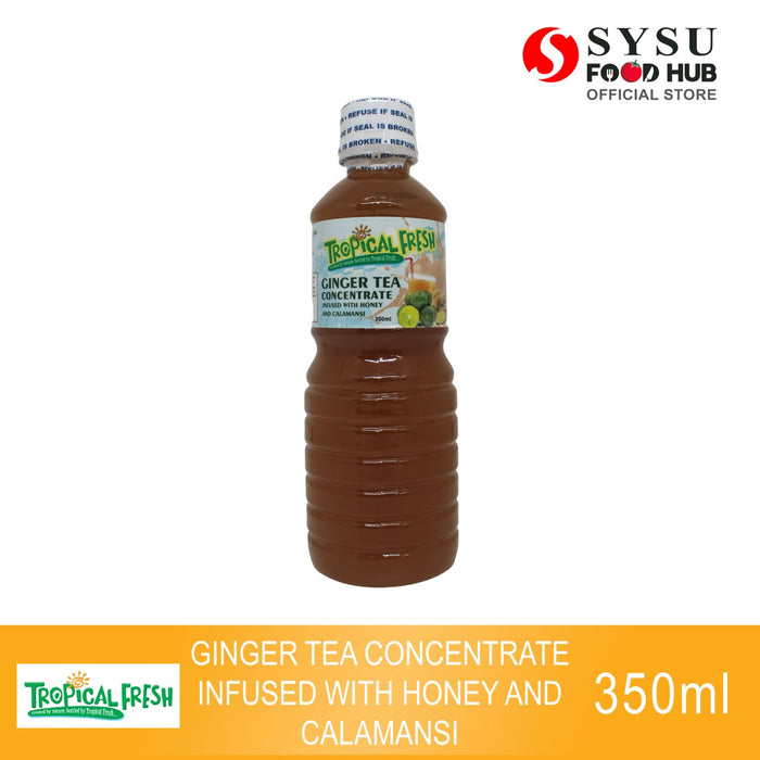 Tropical Fresh Ginger Tea Concentrate infused with Honey and Calamansi 350ml