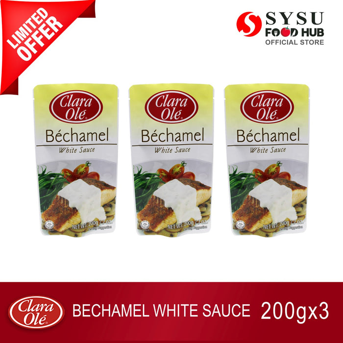 Clara Olè Bèchamel White Sauce 200g (Bundle of 3)