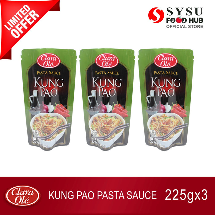 Clara Olè Kung Pao Pasta Sauce 225g (Bundle of 3)
