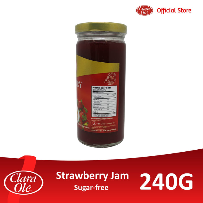 Clara Olé Sugar Free Strawberry Jam 240g