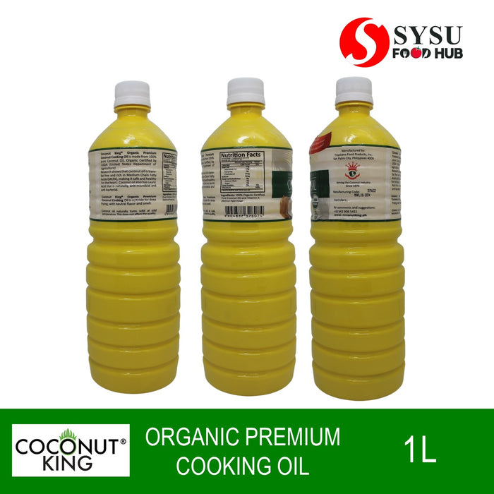 Coconut King Organic Premium Coconut Cooking Oil 1L