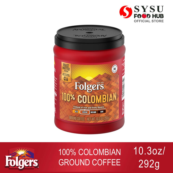 Folgers 100% Colombian Ground Coffee 10.3oz (292g)