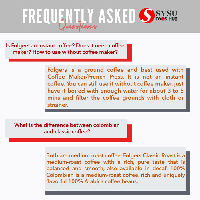 Folgers Half Caff Ground Coffee 10.8oz (306g)