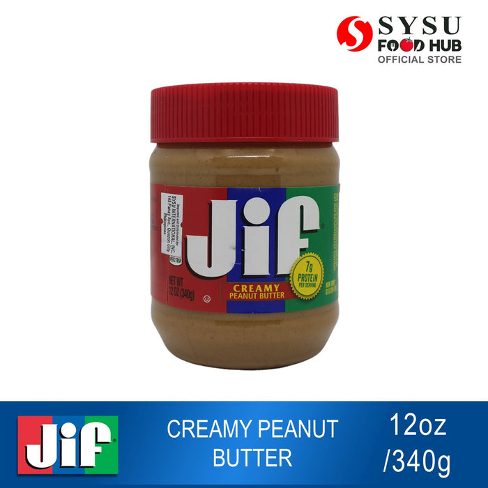Jif Creamy Peanut Butter 12oz (340g)