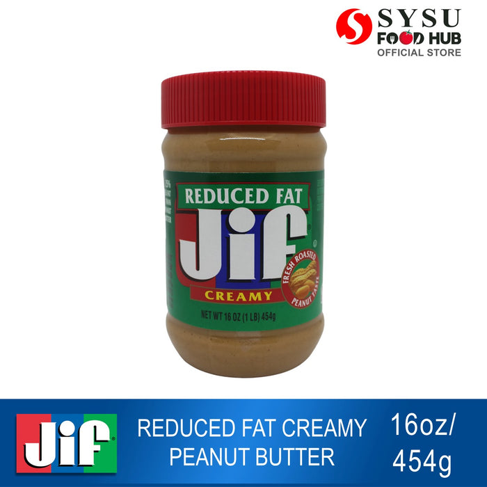 Jif Reduced Fat Creamy Peanut Butter 16oz (454g)