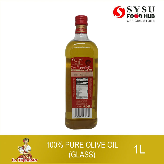 La Española 100% Pure Olive Oil 1L (Glass)
