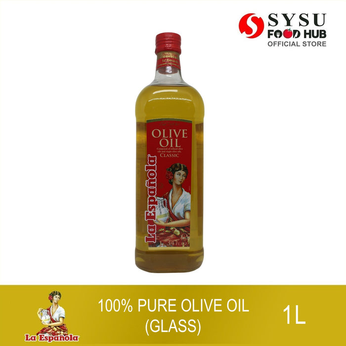 La Española 100% Pure Olive Oil 1L (Glass)