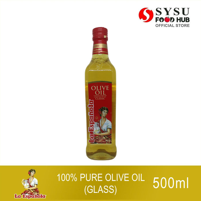 La Española 100% Pure Olive Oil 500ml (Glass)