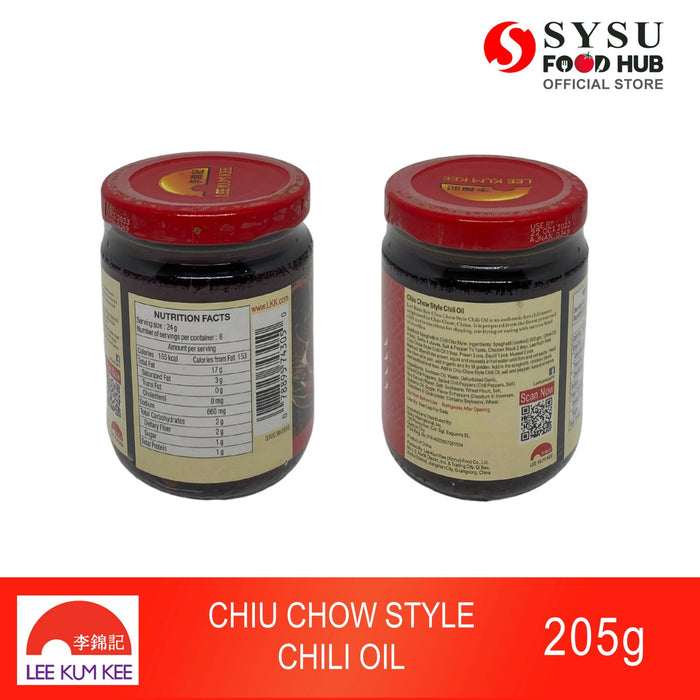 Lee Kum Kee Chiu Chow Style Chili Oil 205g
