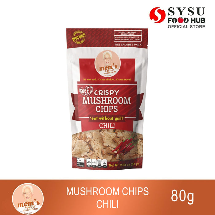 Mom's Haus of Mushroom Crispy Mushroom Chips Chili Flavor 80g