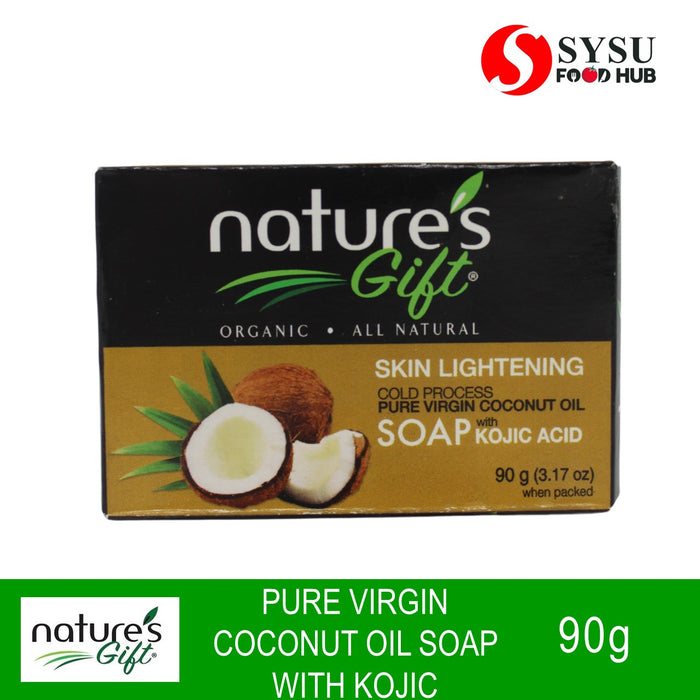Nature's Gift Pure Virgin Coconut Oil Soap with Kojic 90g