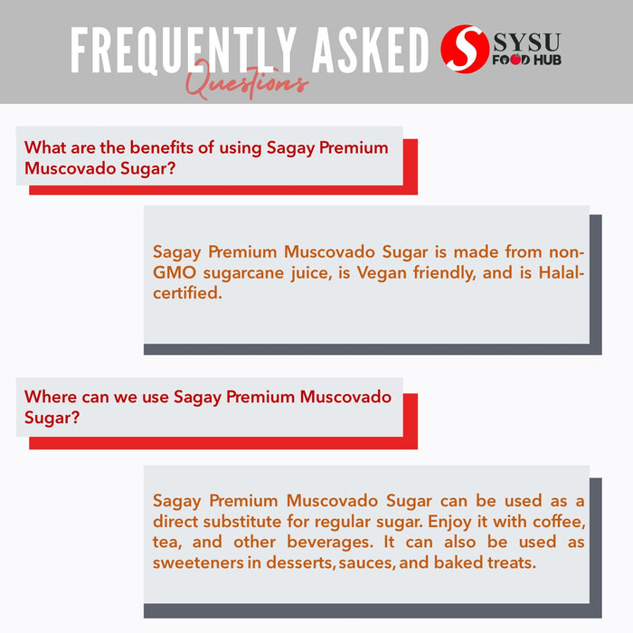 Sagay Premium Muscovado Sugar 1kg