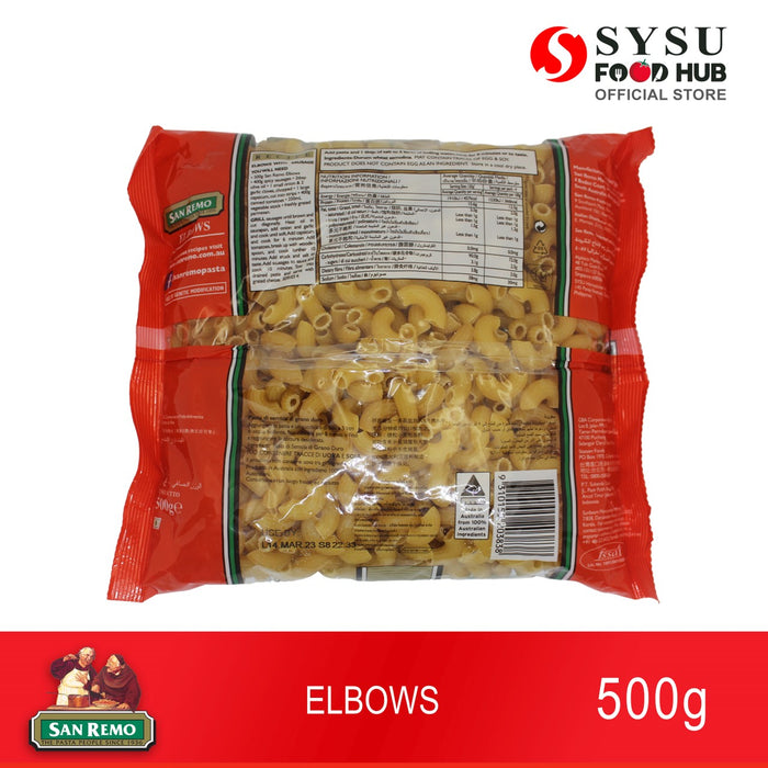 San Remo Elbows Pasta 500g