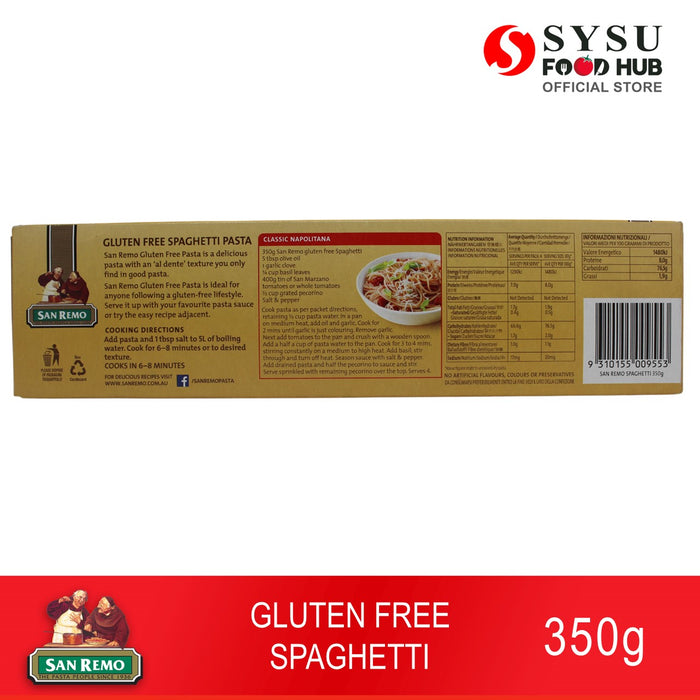 San Remo Gluten Free Spaghetti 350g
