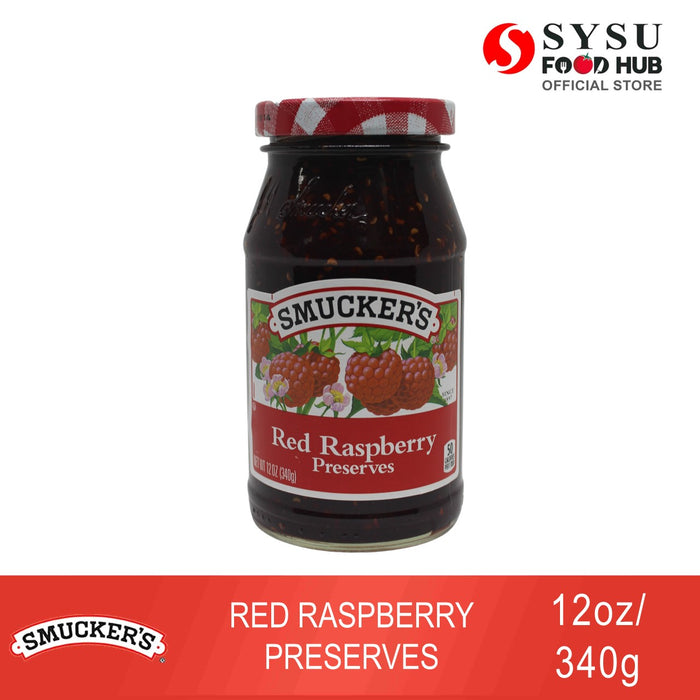 Smucker’s Red Raspberry Preserves 12oz (340g)