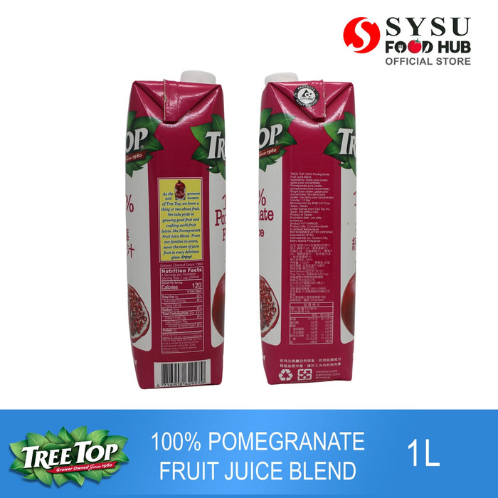 Tree Top 100% Pomegranate Fruit Juice Blend 1L (Tetra pack)