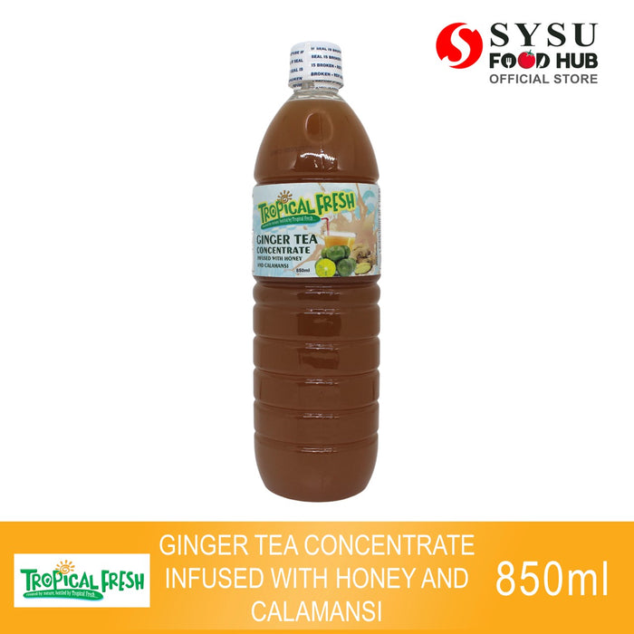 Tropical Fresh Ginger Tea Concentrate infused with Honey and Calamansi 850ml