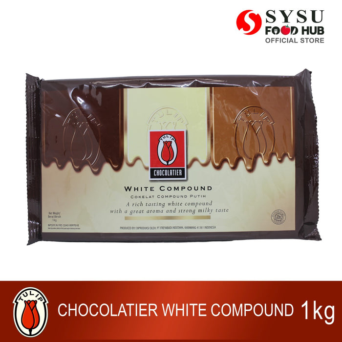 Tulip Chocolatier White Compound 1kg